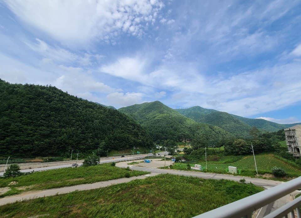 객실에서 바라본 전경